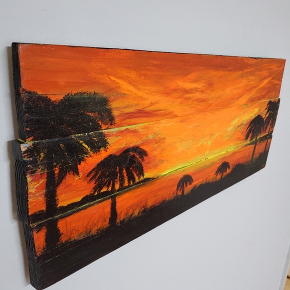 "Sunset from My Chaos" Original Art - Picture 4 of 4